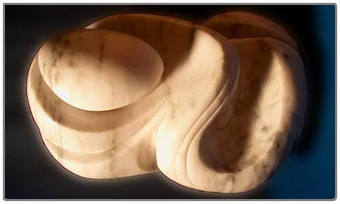 modern sculpture marble